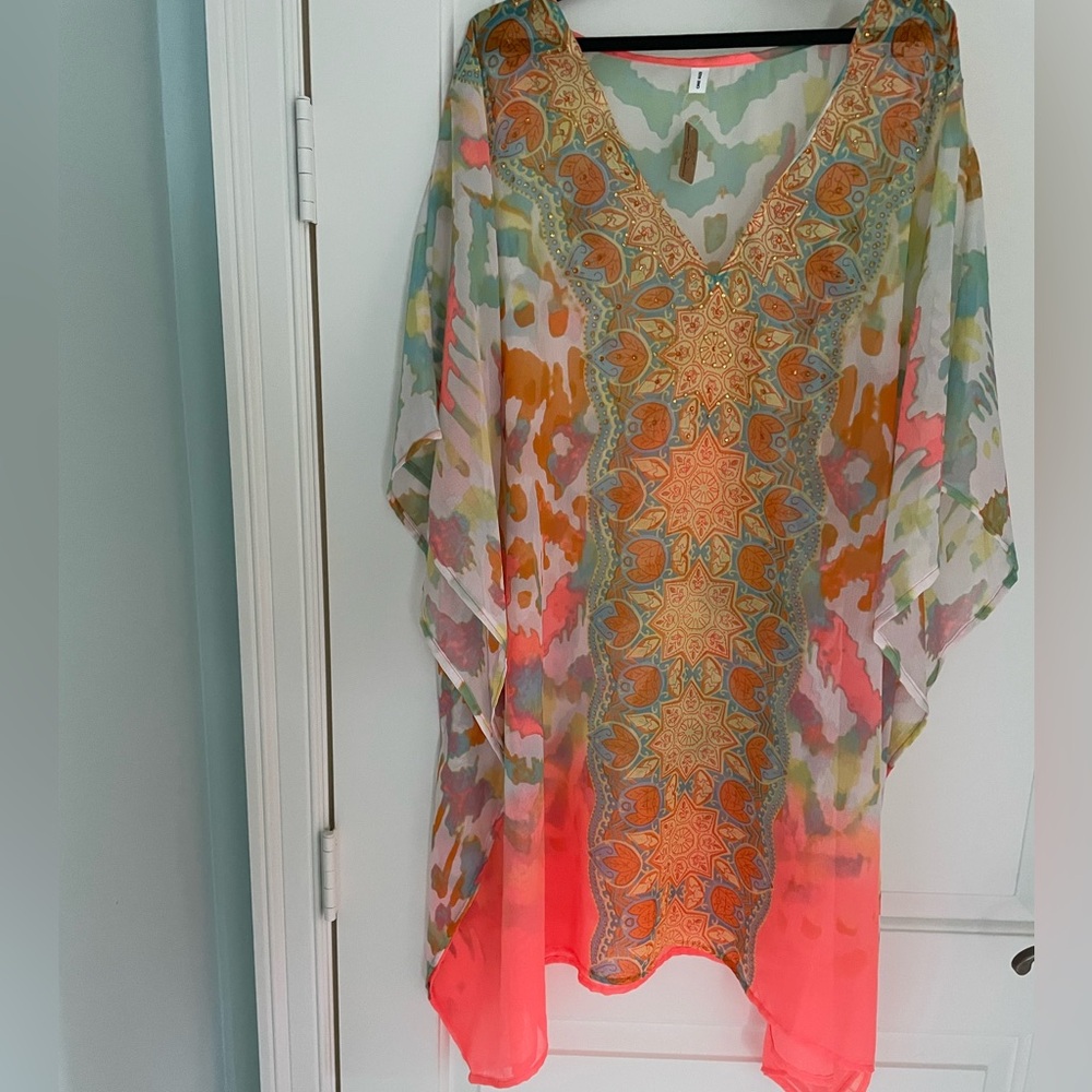 Vibrant Multicolor Women's Kaftan by  Marabella & Ashford